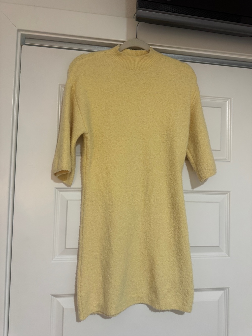 Abercrombie & Fitch Soft Yellow Mini Dress
